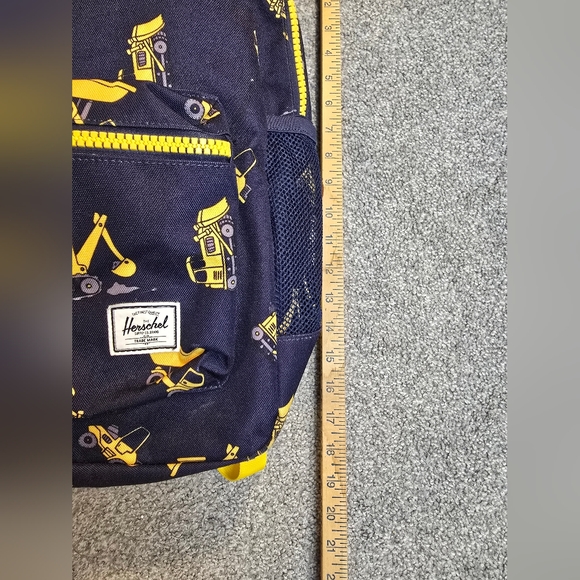 Herschel Supply Company Kids Backpack - Navy and Yellow Construction Print - Picture 5 of 12